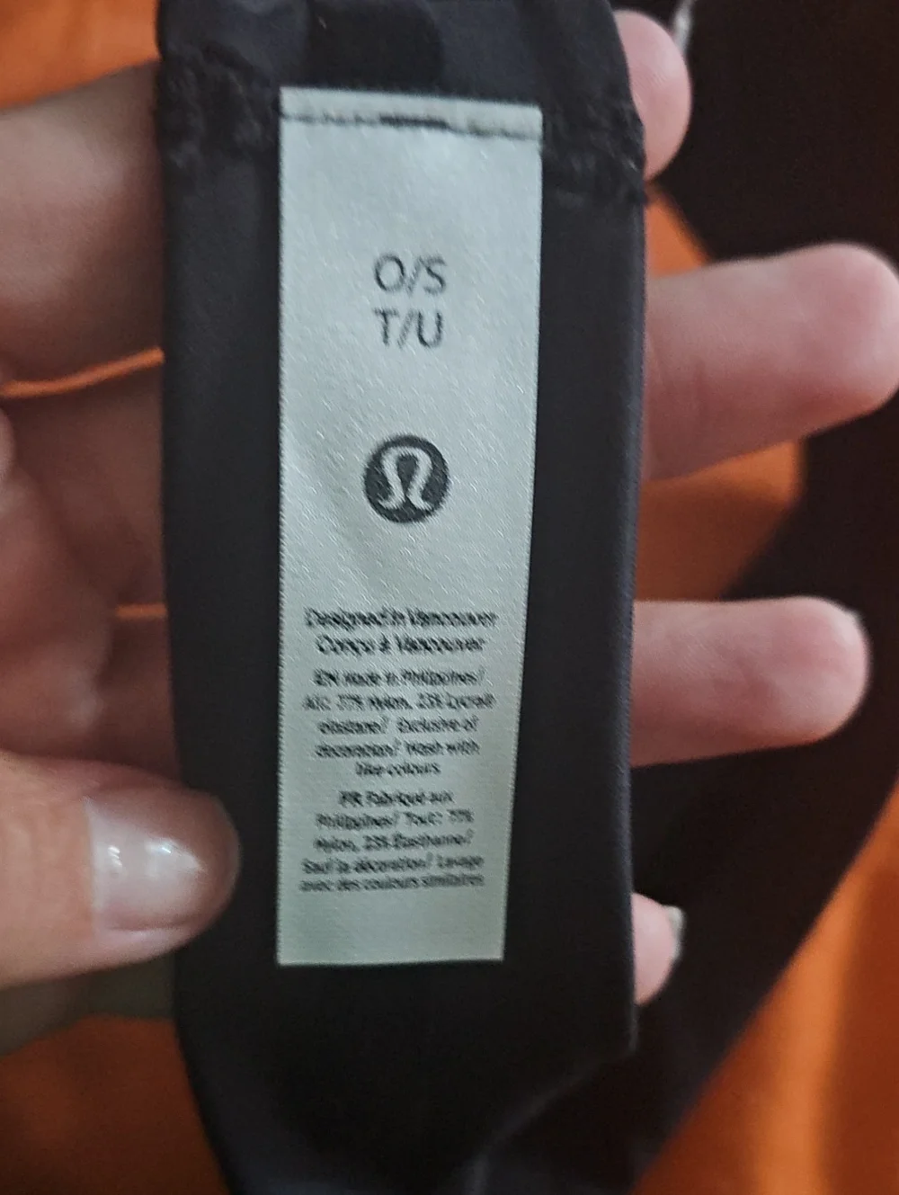 Lululemon LUXTREME Training Headband, One Size!! Black And Silver!